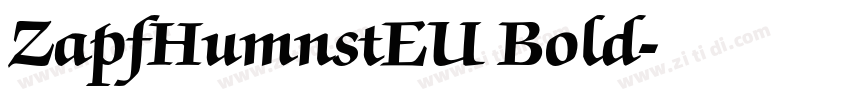 ZapfHumnstEU Bold字体转换 ZapfHumnstEU Bold字体转换